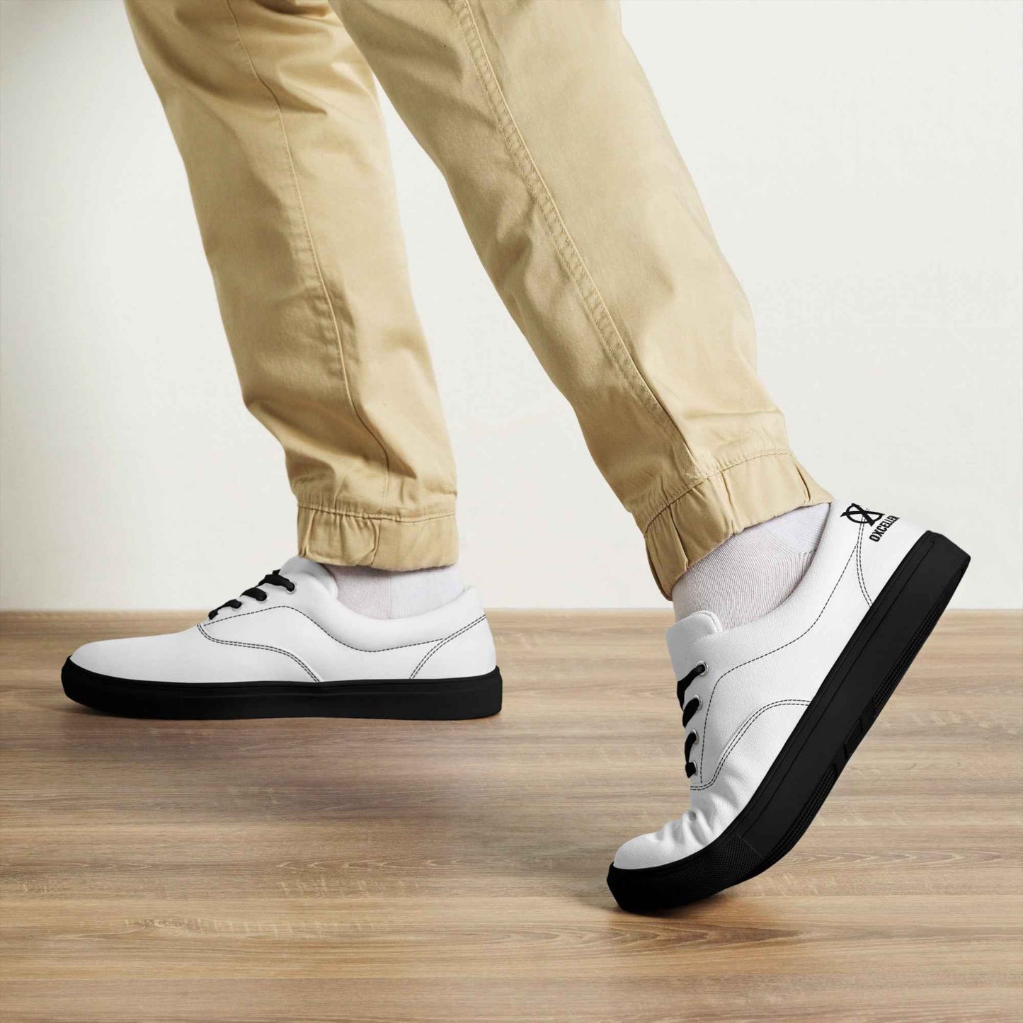 Chaussures à lacets en toile pou homme - Oxcellence Official