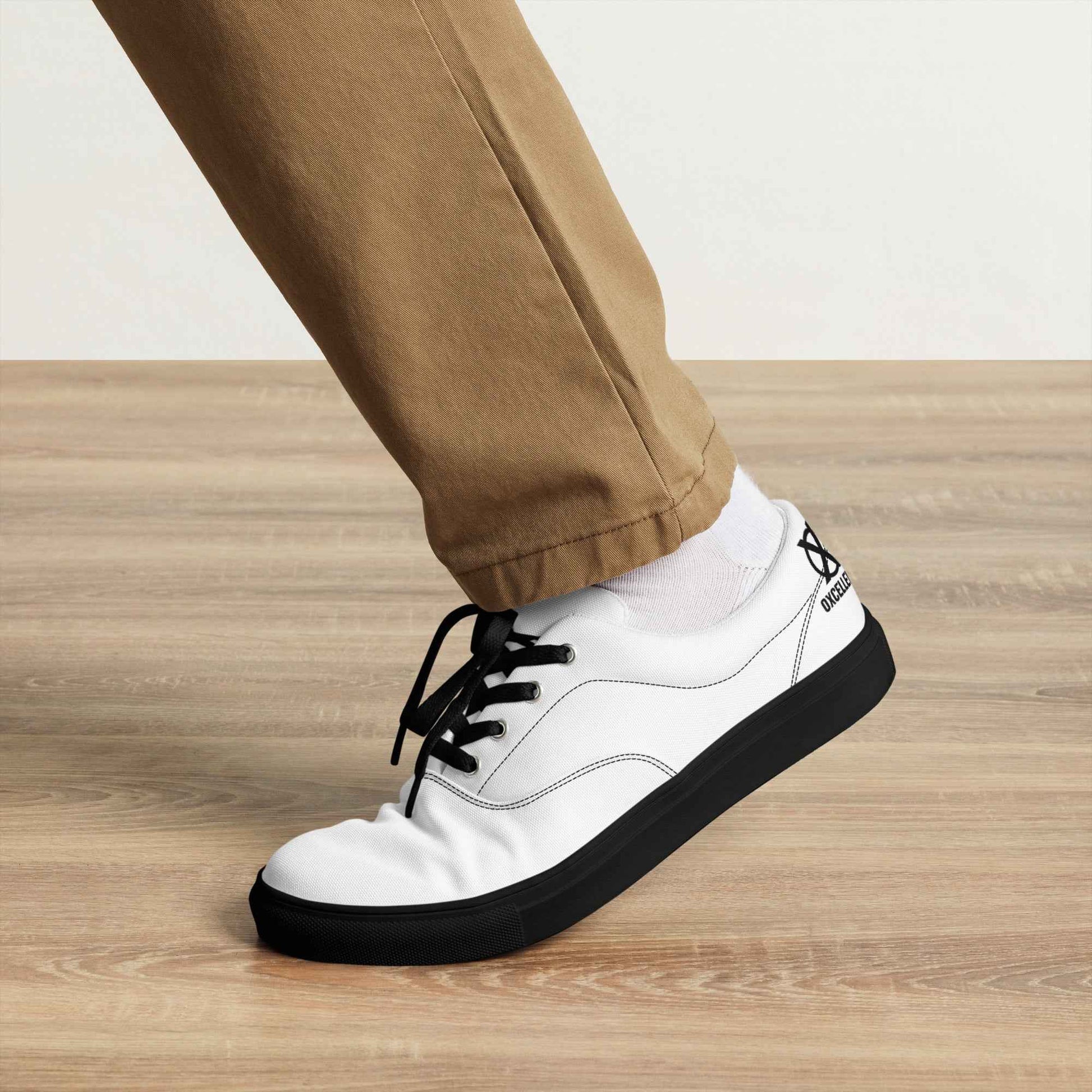 Chaussures à lacets en toile pou homme - Oxcellence Official