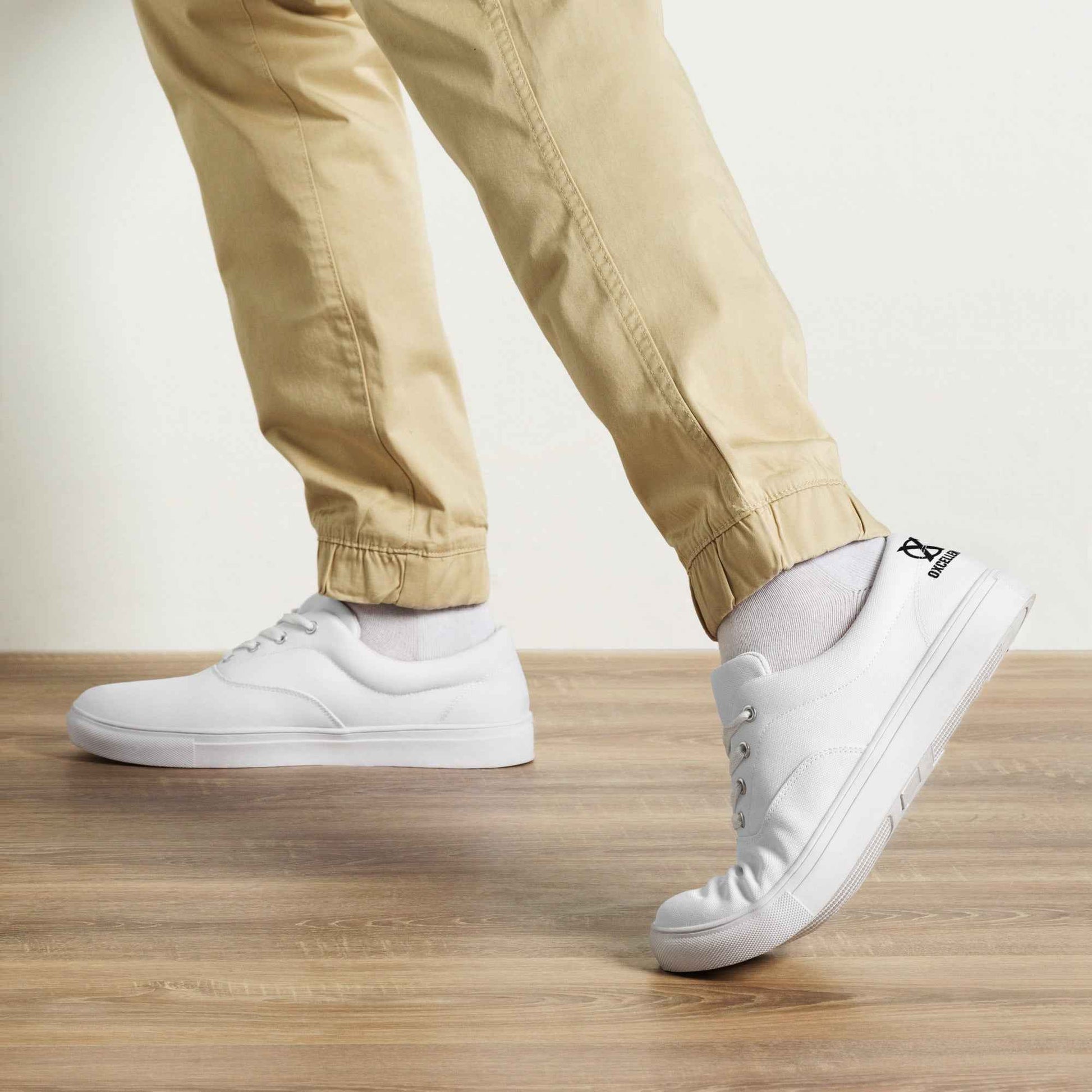Chaussures à lacets en toile pou homme - Oxcellence Official