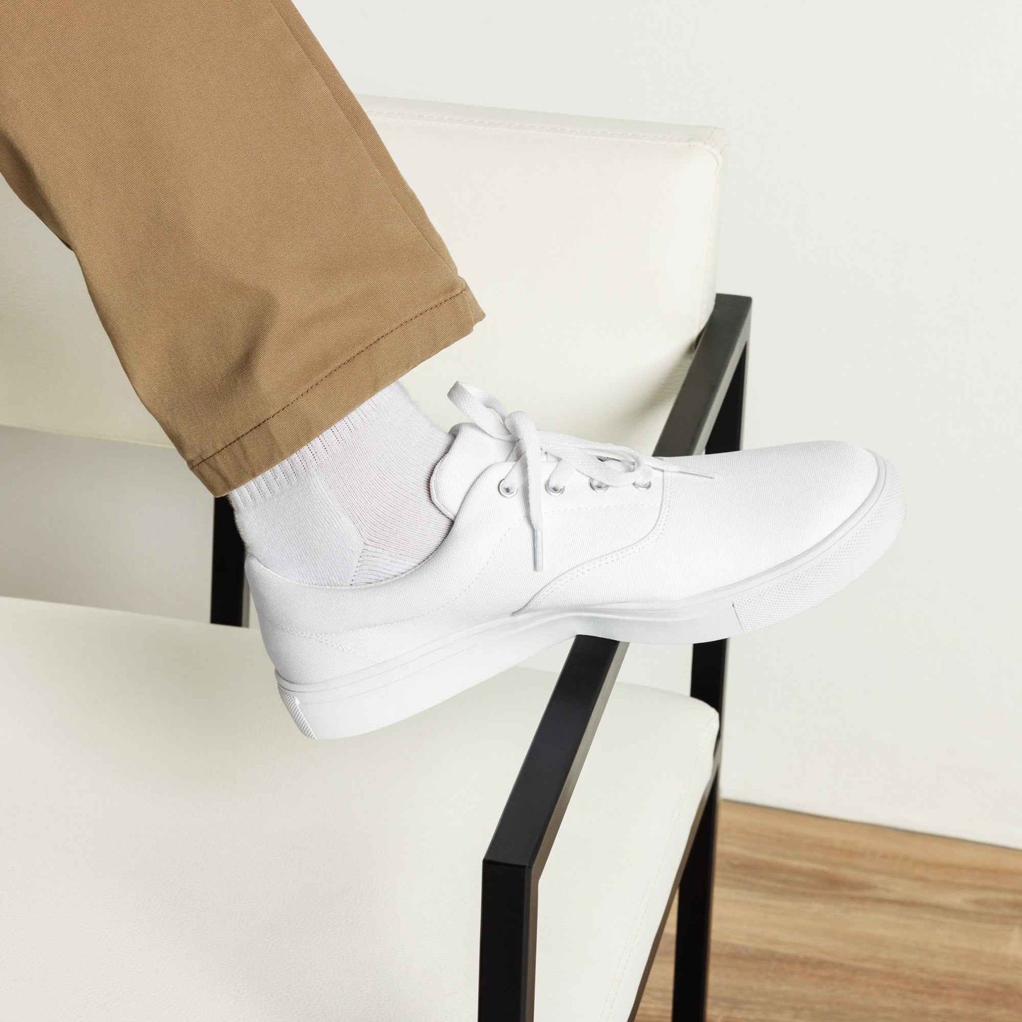 Chaussures à lacets en toile pou homme - Oxcellence Official