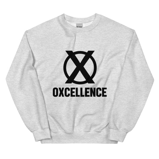 Chandail unisexe | S-M-L-XL | Logo noir - Oxcellence Official