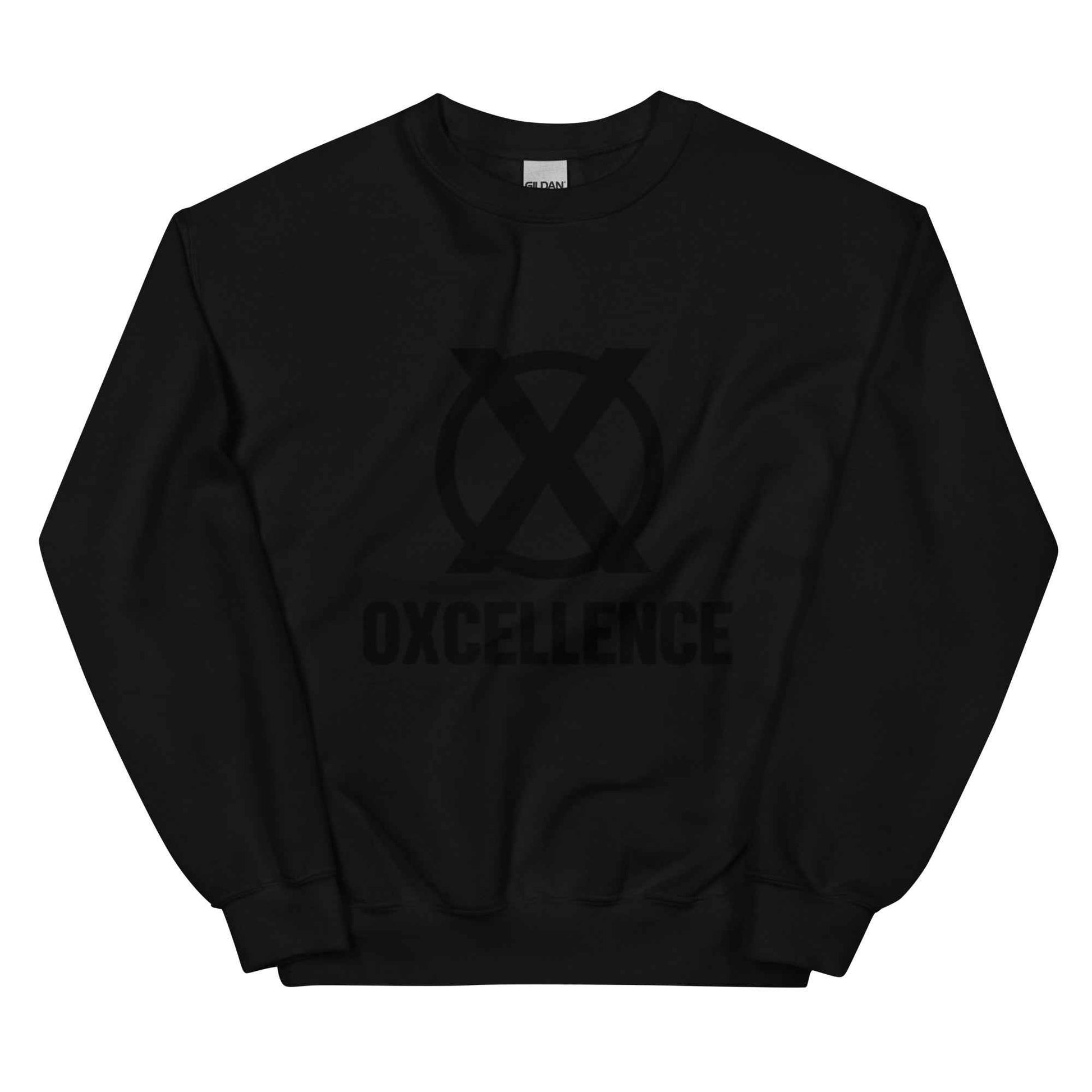 Chandail unisexe | S-M-L-XL | Logo noir - Oxcellence Official