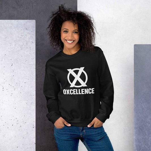 Chandail unisexe | 2XL-3XL-4XL-5XL | Logo blanc - Oxcellence Official
