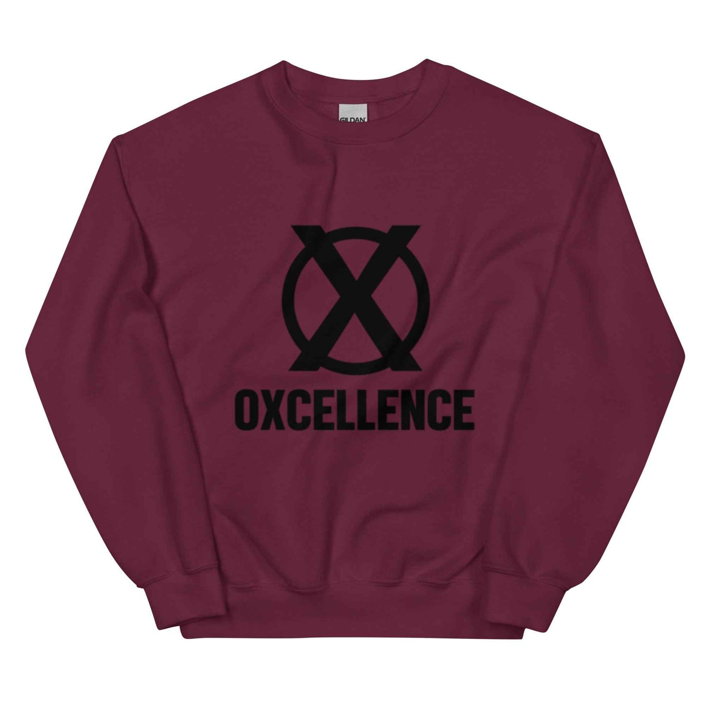 Chandail unisexe | 2XL-3XL-4XL-5XL | Logo noir - Oxcellence Official