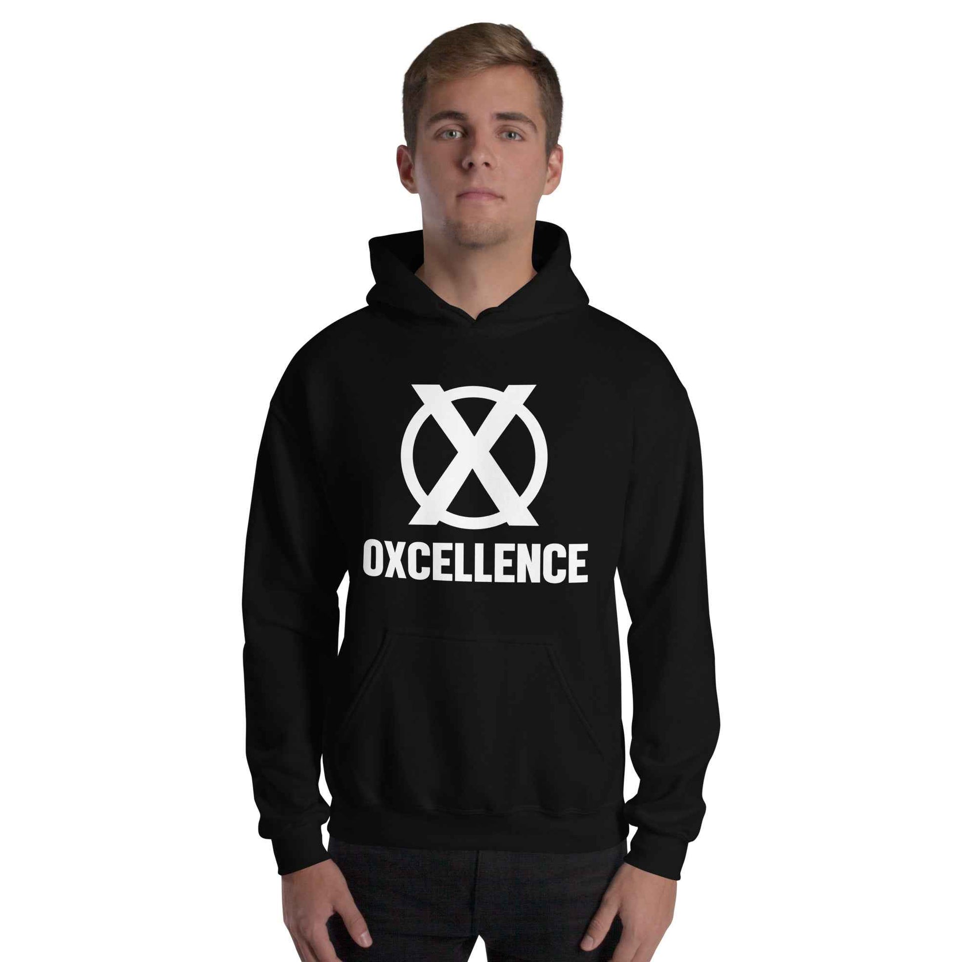 Sweat à capuche | Logo blanc - Oxcellence Official