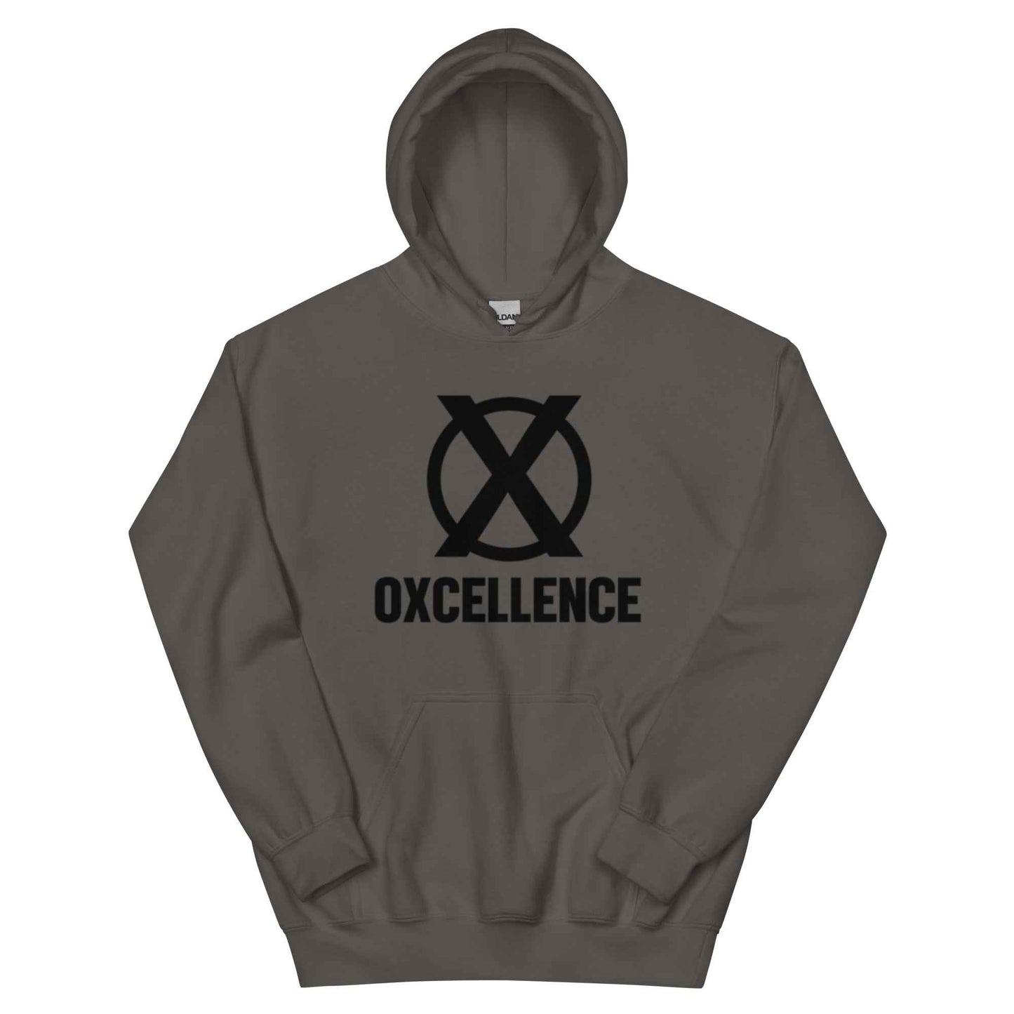 Sweat à capuche | 2XL-3XL-4XL-5XL | Logo noir - Oxcellence Official