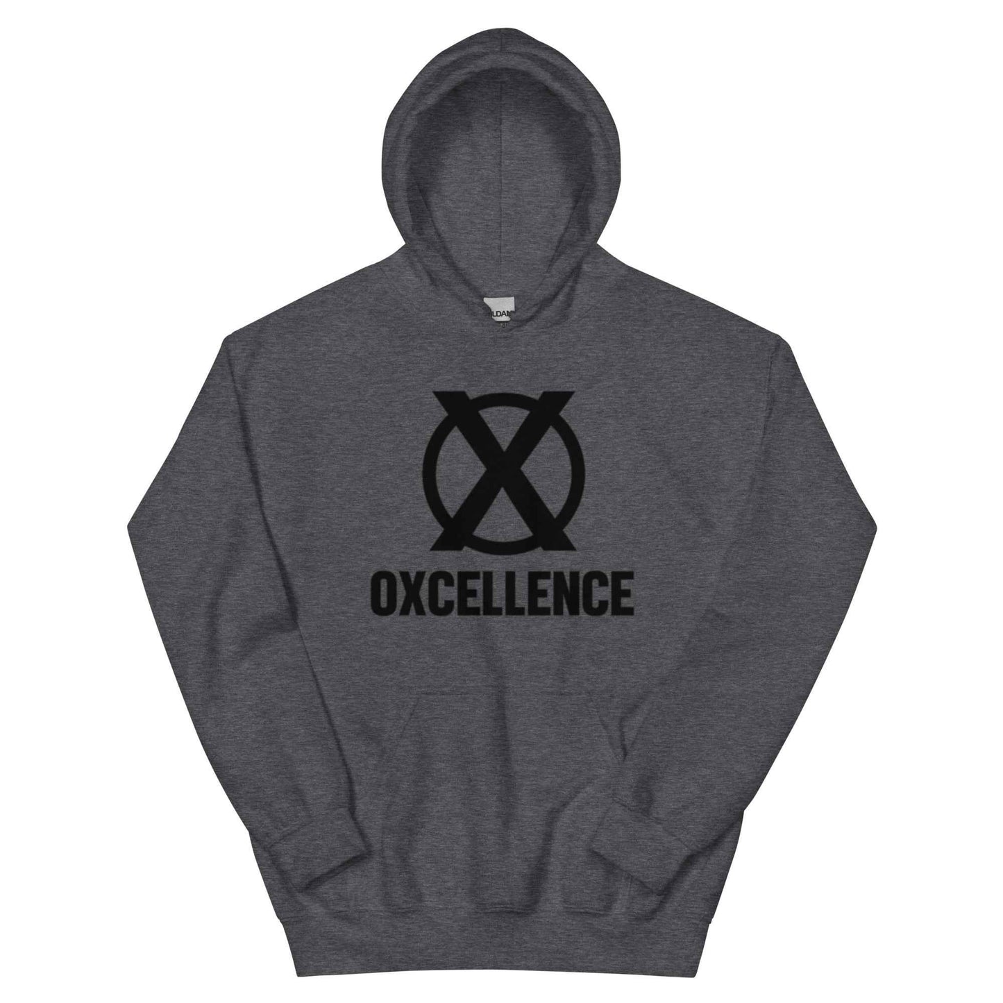 Sweat à capuche | 2XL-3XL-4XL-5XL | Logo noir - Oxcellence Official