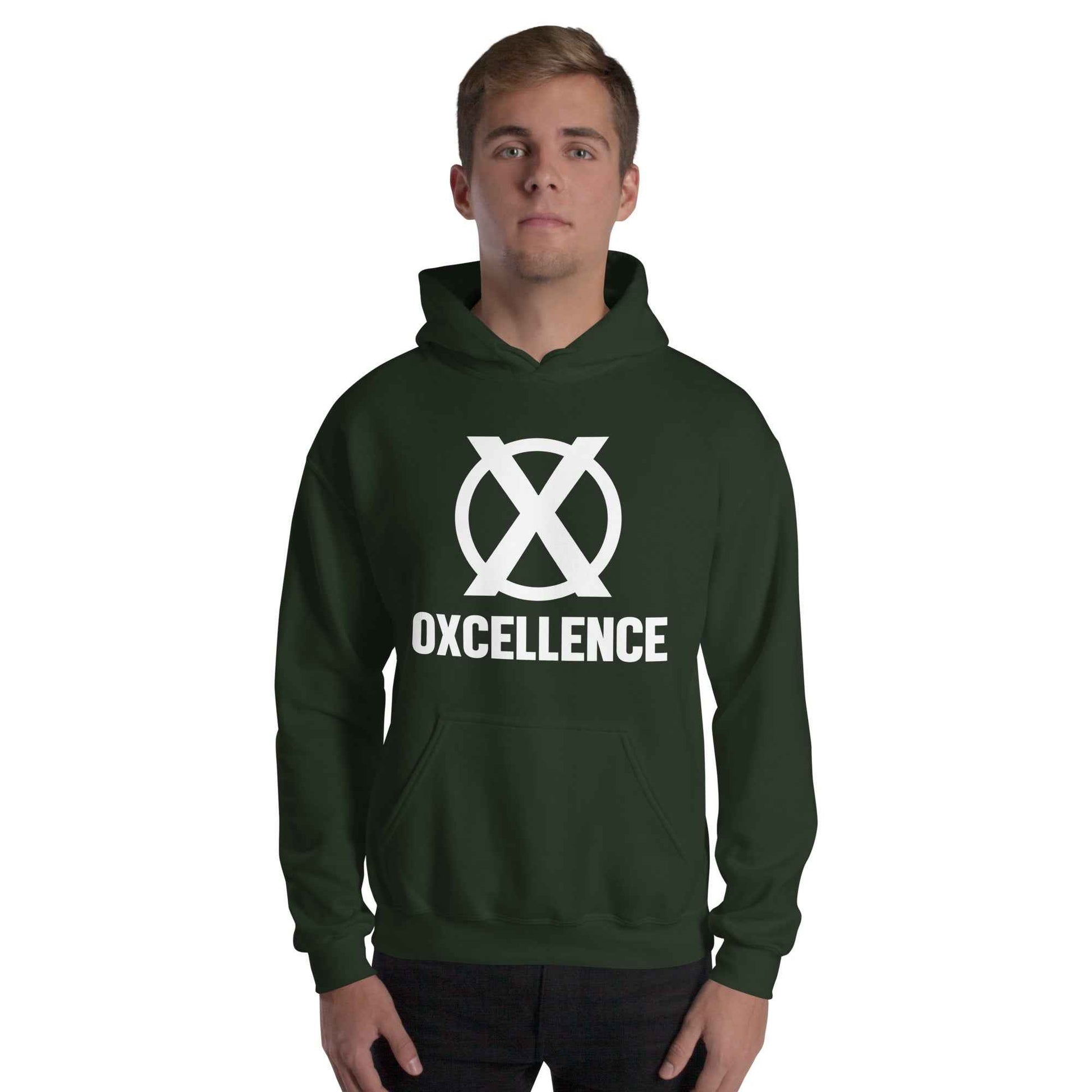 Sweat à capuche | Logo blanc - Oxcellence Official