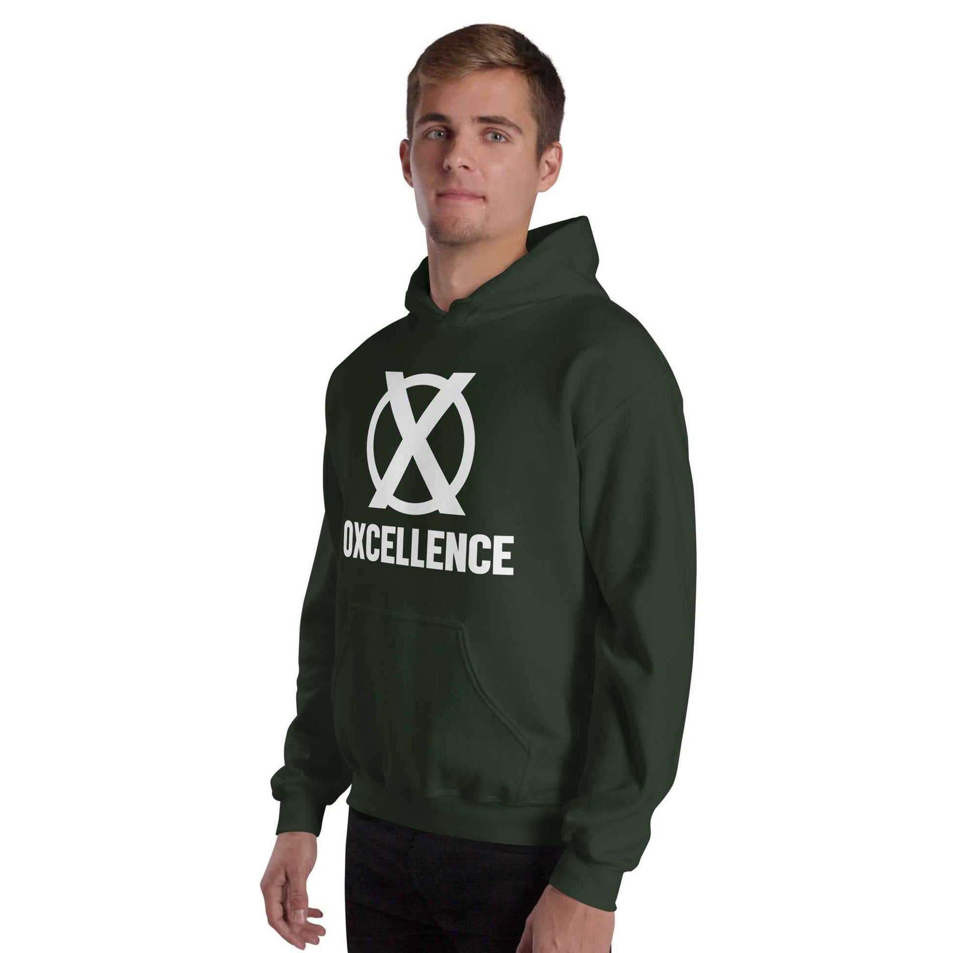 Sweat à capuche | Logo blanc - Oxcellence Official