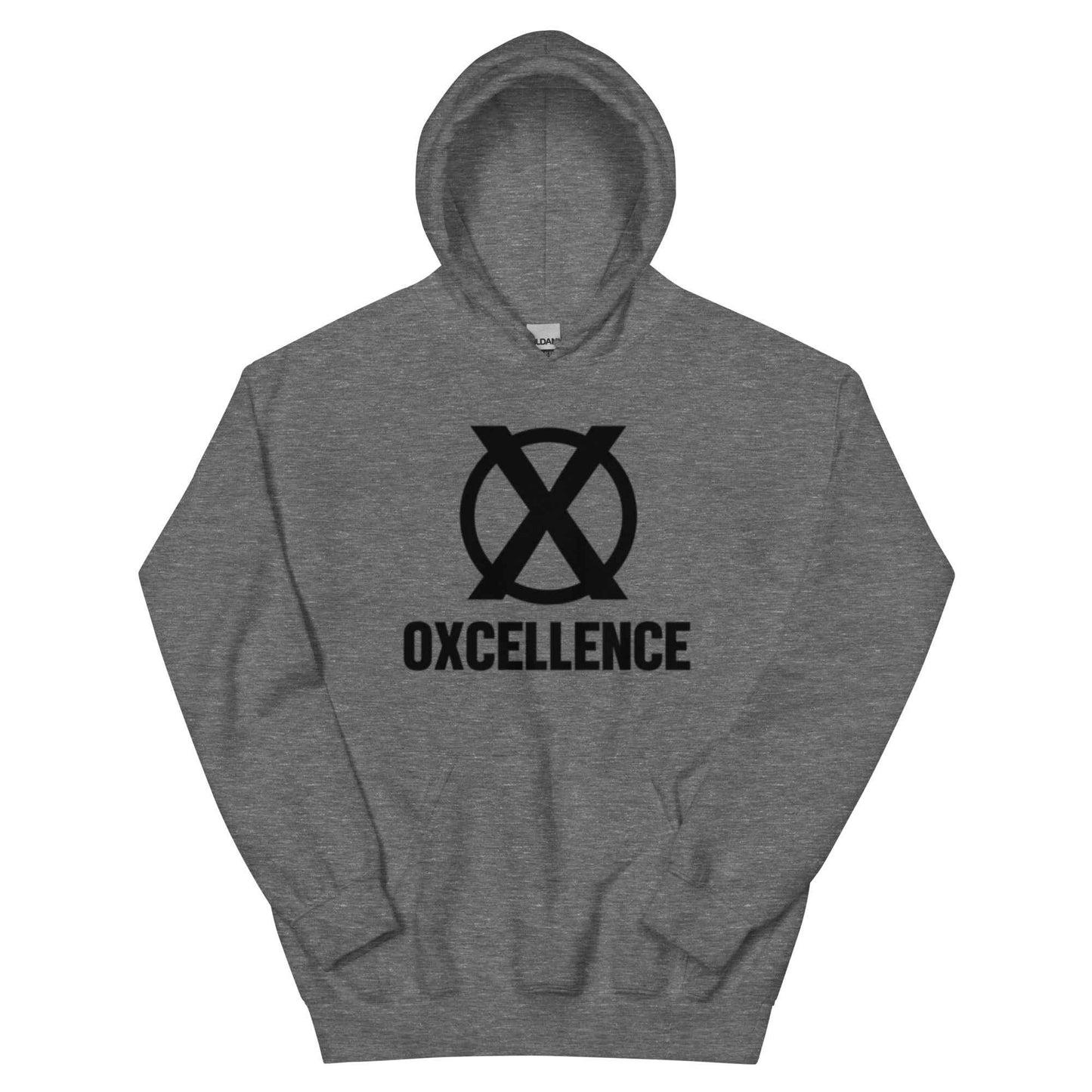 Sweat à capuche | 2XL-3XL-4XL-5XL | Logo noir - Oxcellence Official