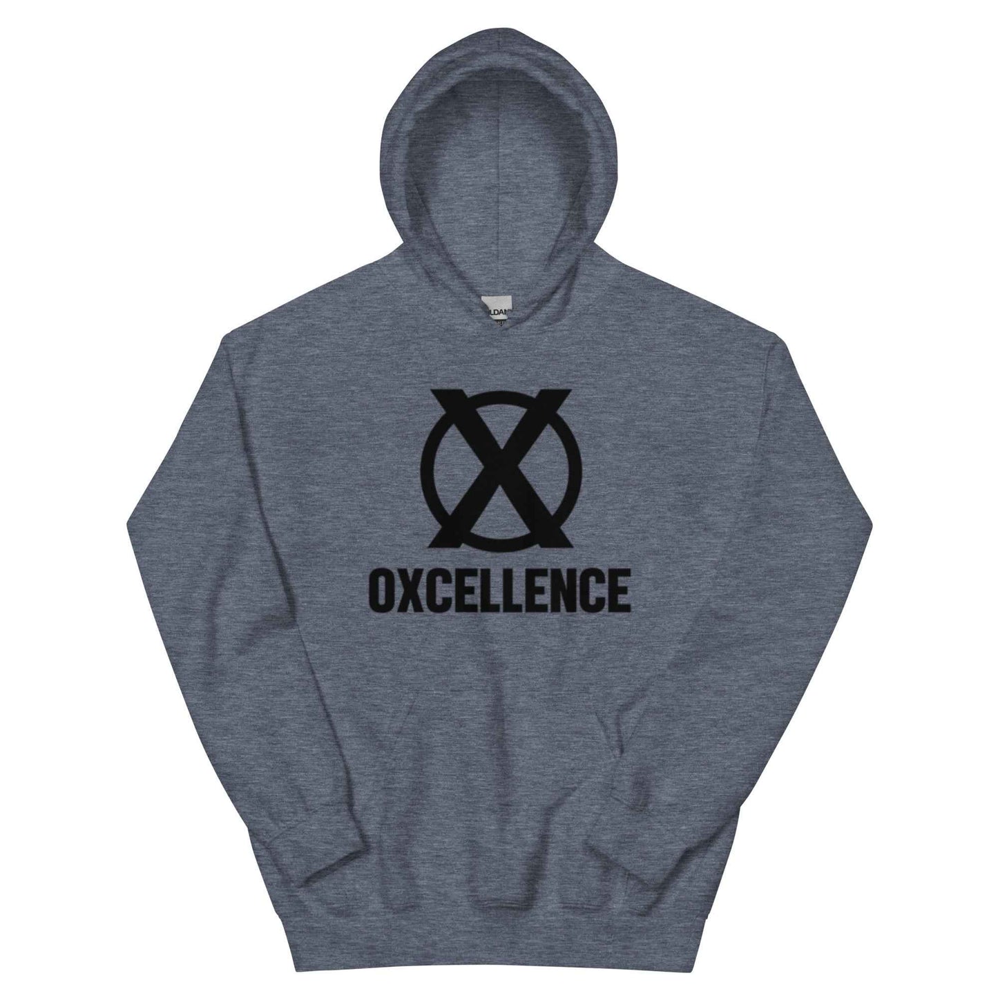 Sweat à capuche | 2XL-3XL-4XL-5XL | Logo noir - Oxcellence Official