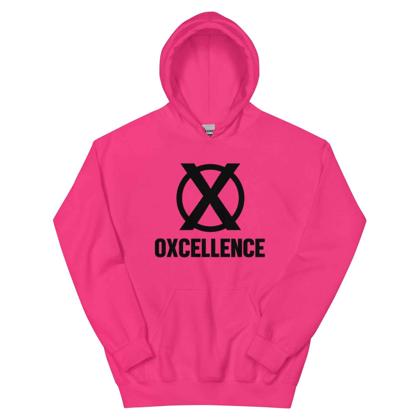 Sweat à capuche | 2XL-3XL-4XL-5XL | Logo noir - Oxcellence Official