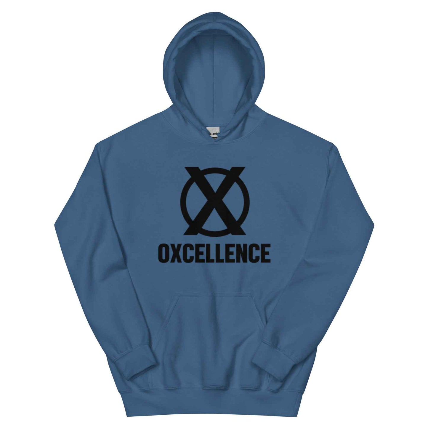 Sweat à capuche | 2XL-3XL-4XL-5XL | Logo noir - Oxcellence Official