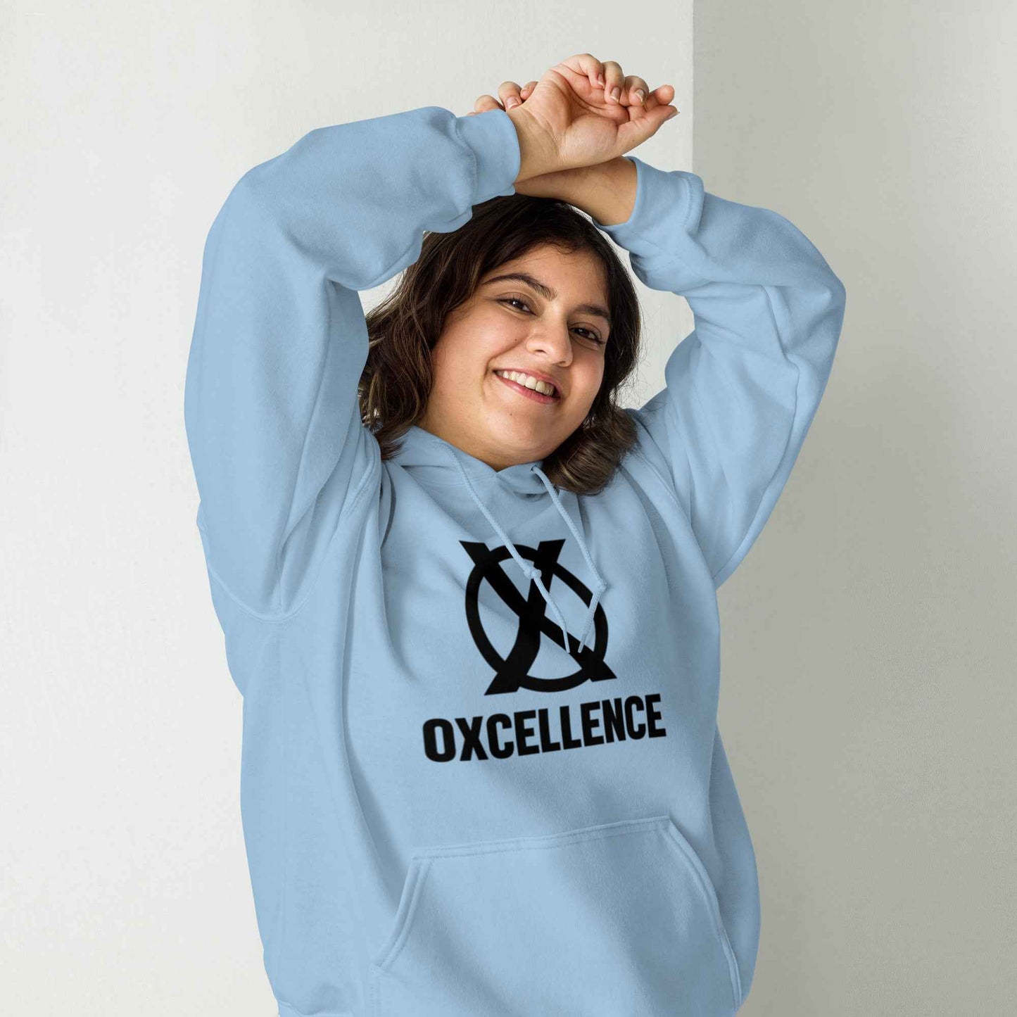 Sweat à capuche | S-M-L-XL | Logo noir - Oxcellence Official