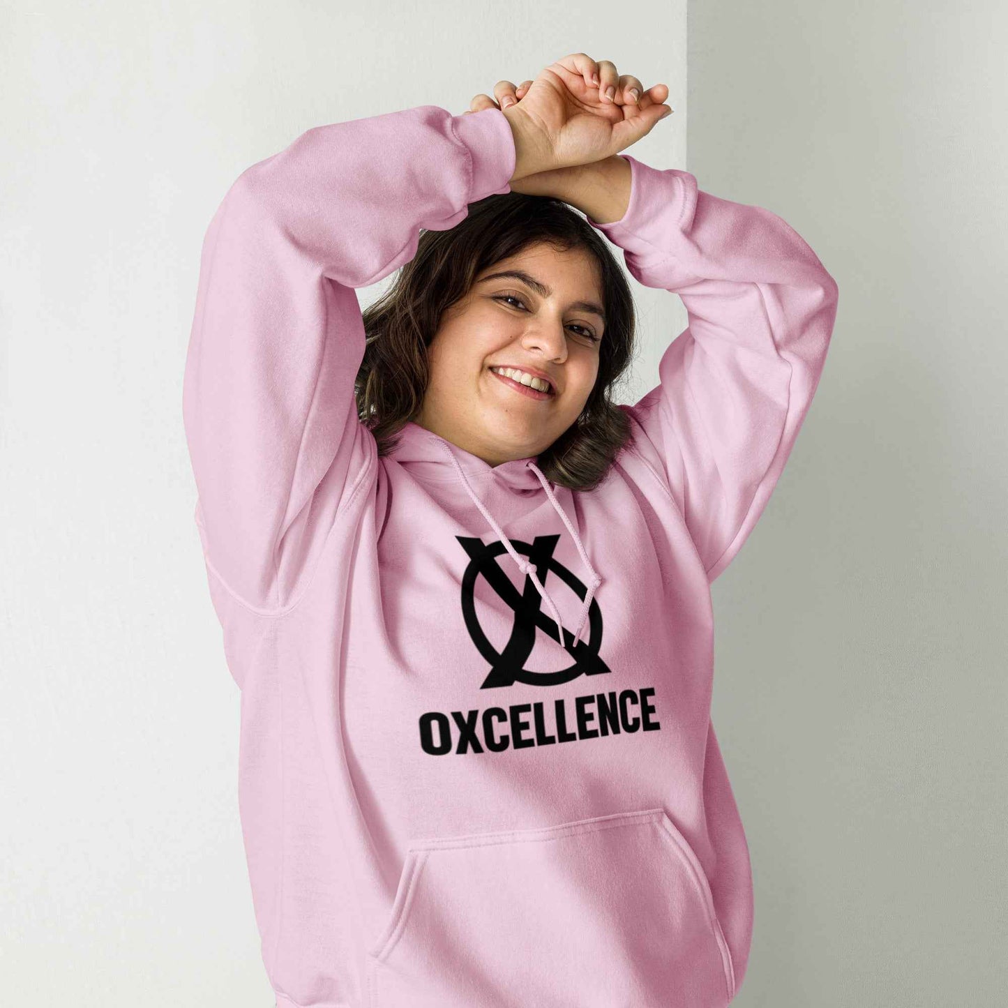 Sweat à capuche | S-M-L-XL | Logo noir - Oxcellence Official