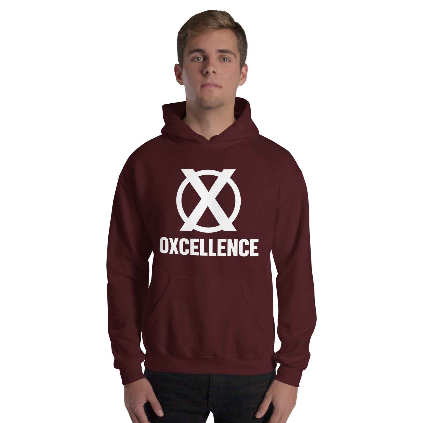 Sweat à capuche | Logo blanc - Oxcellence Official
