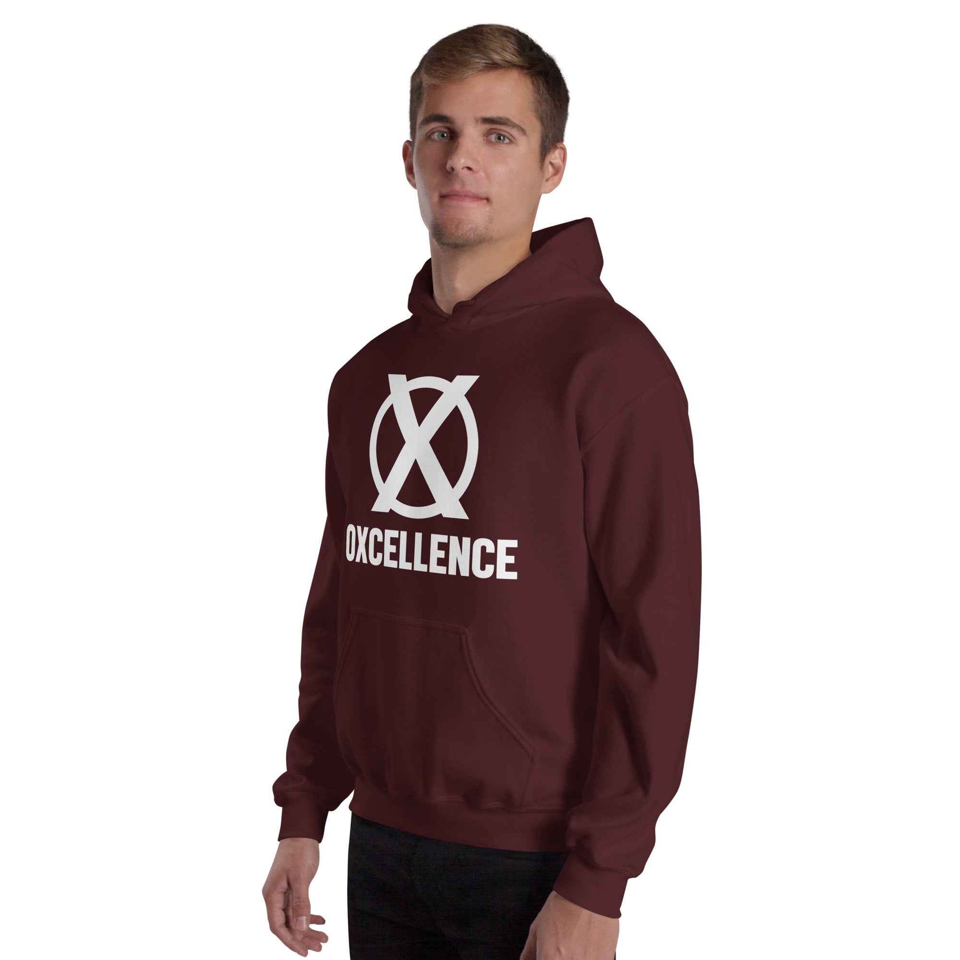 Sweat à capuche | Logo blanc - Oxcellence Official