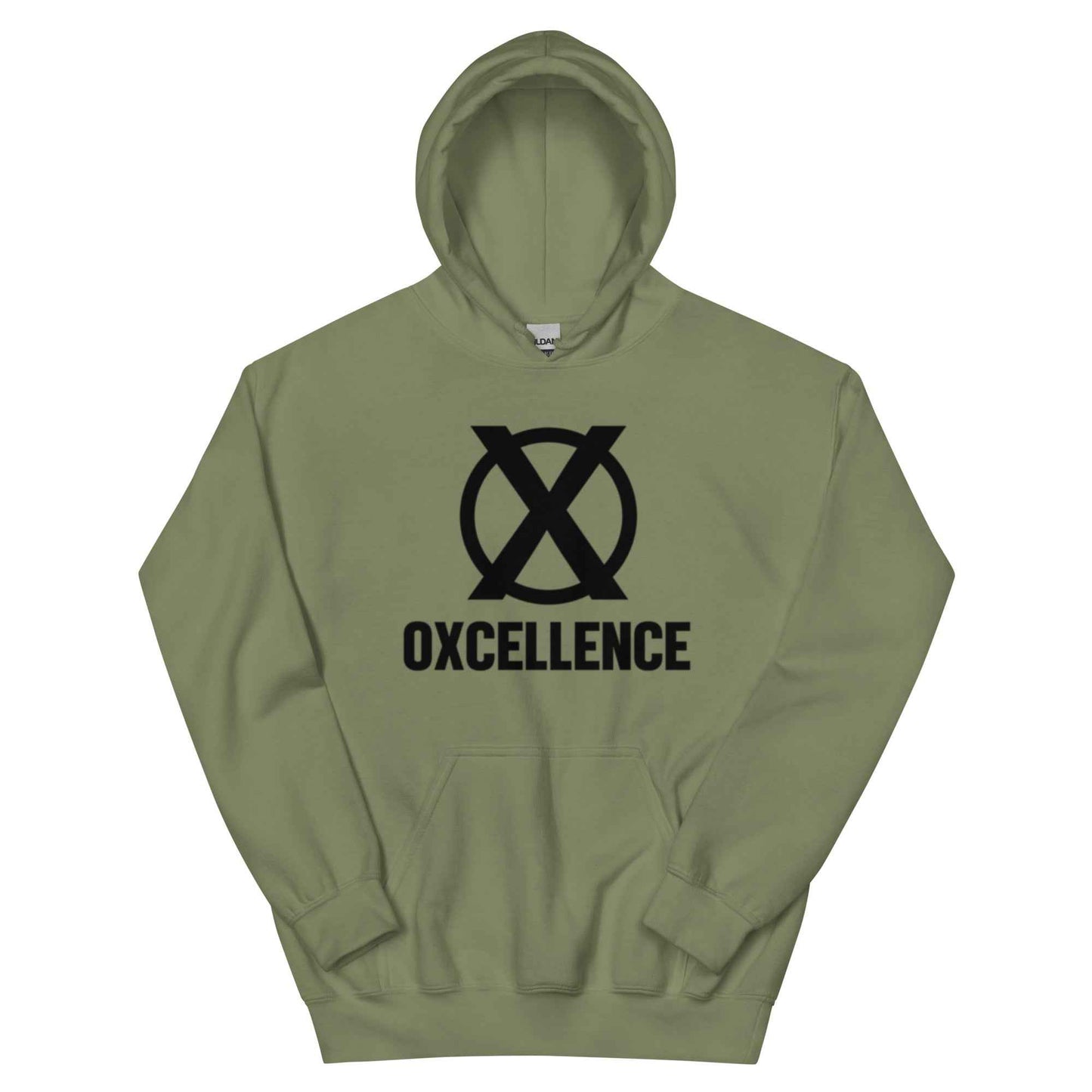 Sweat à capuche | 2XL-3XL-4XL-5XL | Logo noir - Oxcellence Official