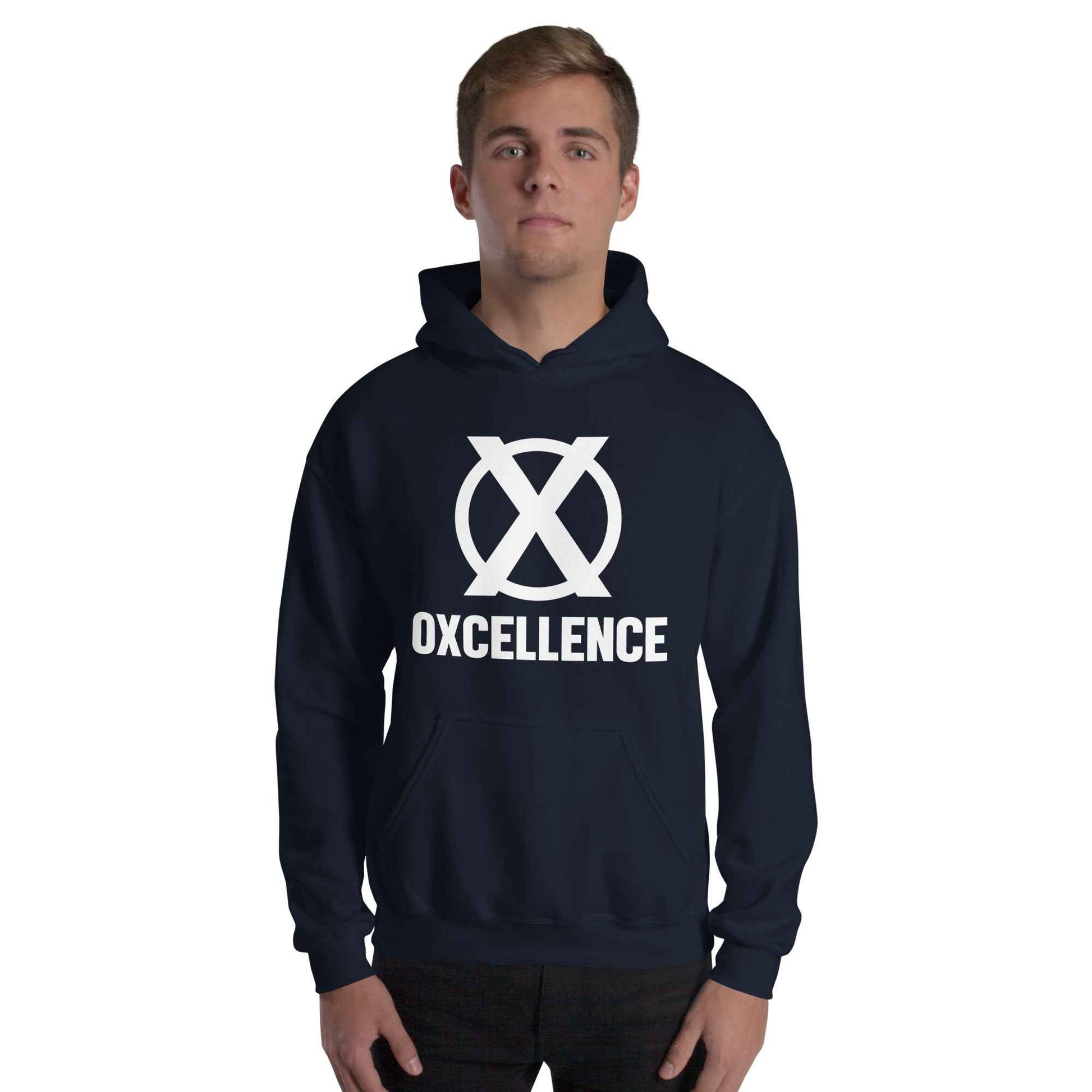 Sweat à capuche | Logo blanc - Oxcellence Official