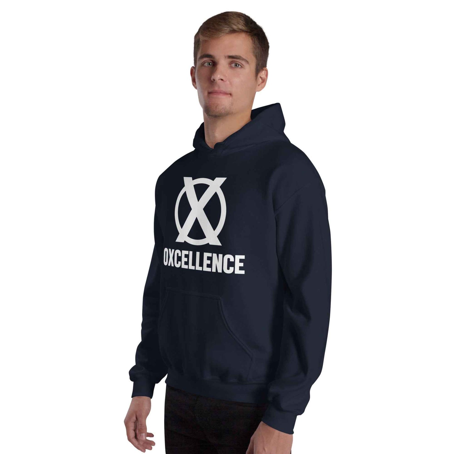 Sweat à capuche | Logo blanc - Oxcellence Official