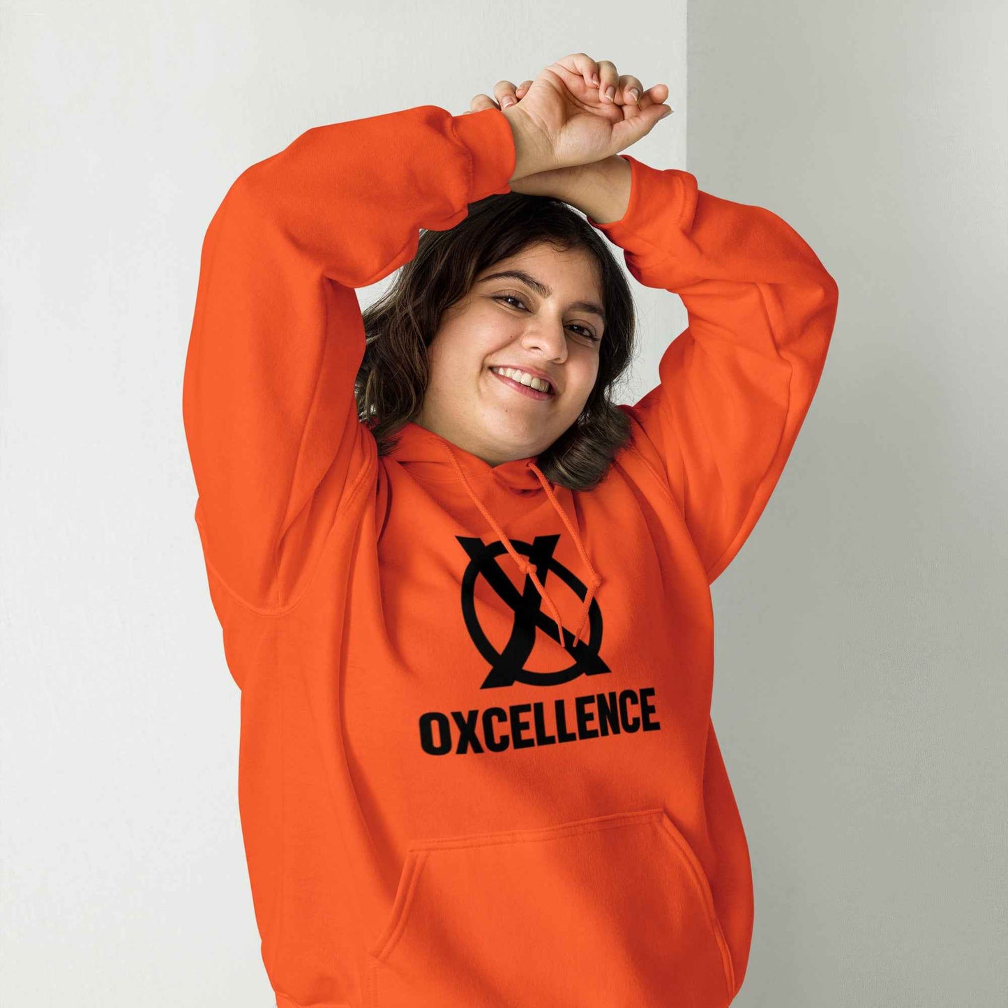 Sweat à capuche | S-M-L-XL | Logo noir - Oxcellence Official