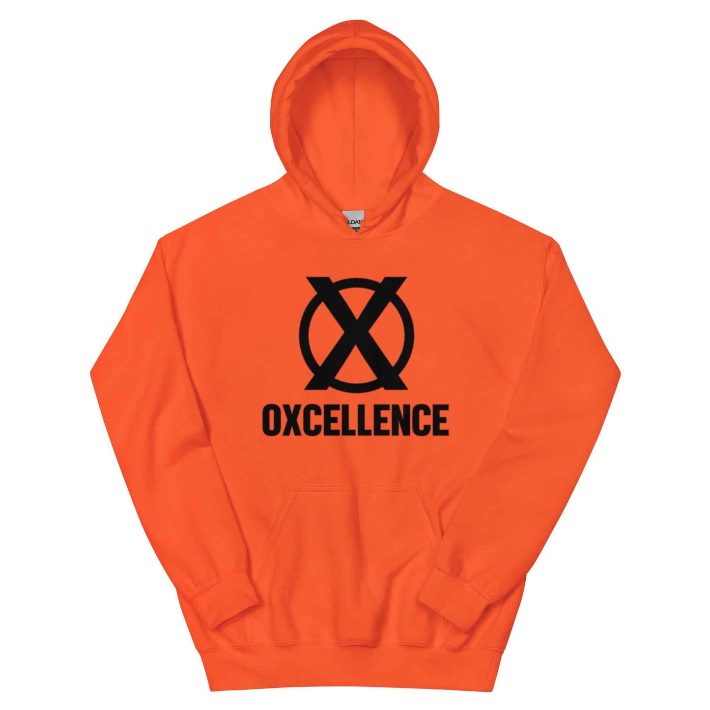 Sweat à capuche | 2XL-3XL-4XL-5XL | Logo noir - Oxcellence Official