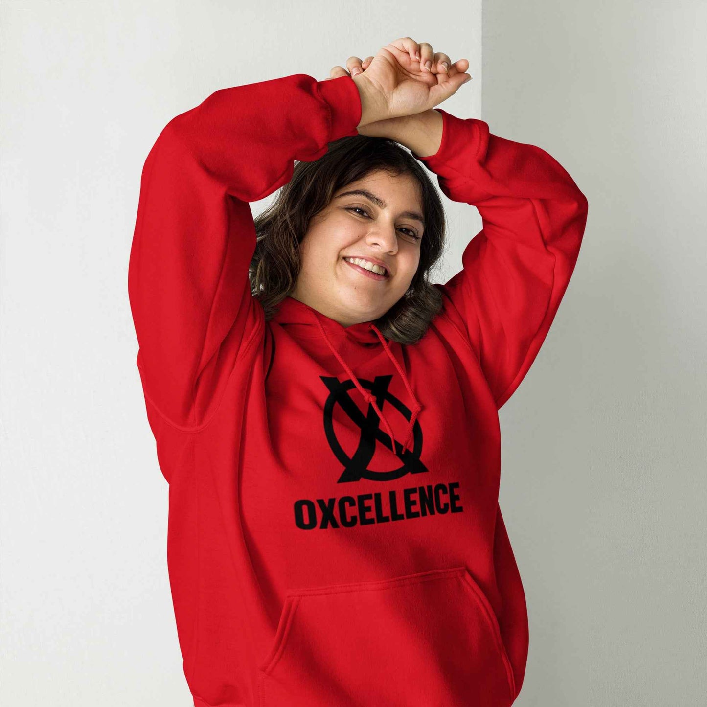 Sweat à capuche | S-M-L-XL | Logo noir - Oxcellence Official