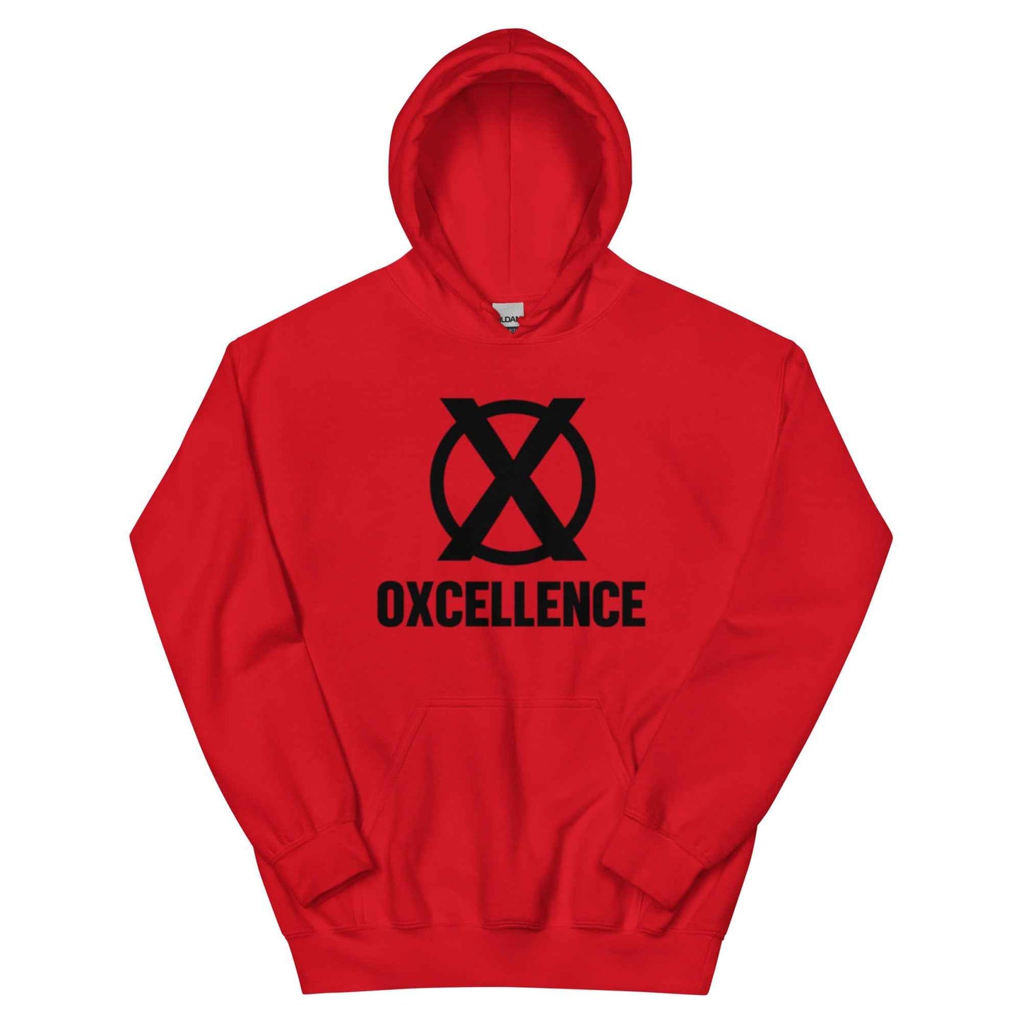 Sweat à capuche | 2XL-3XL-4XL-5XL | Logo noir - Oxcellence Official