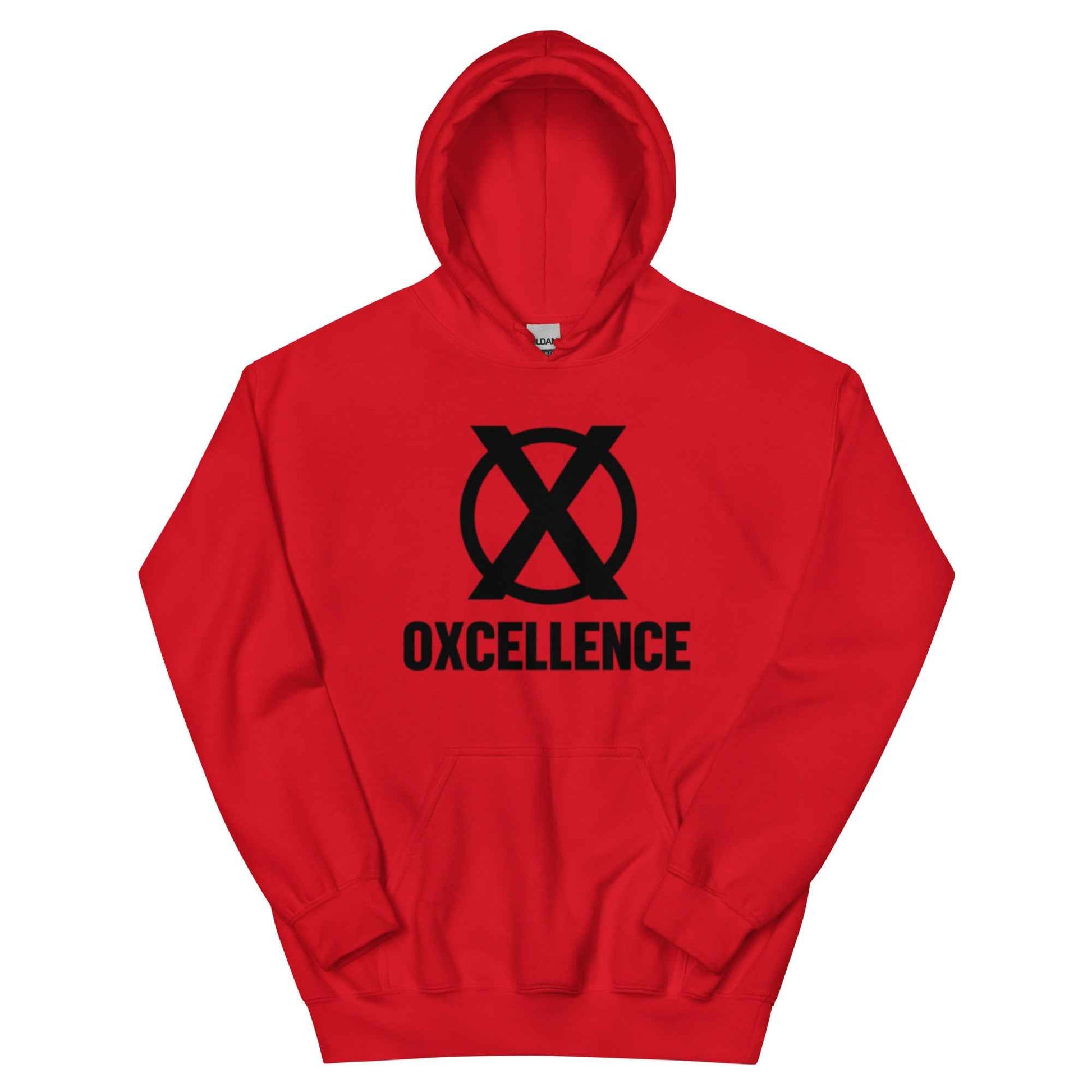 Sweat à capuche | 2XL-3XL-4XL-5XL | Logo noir - Oxcellence Official