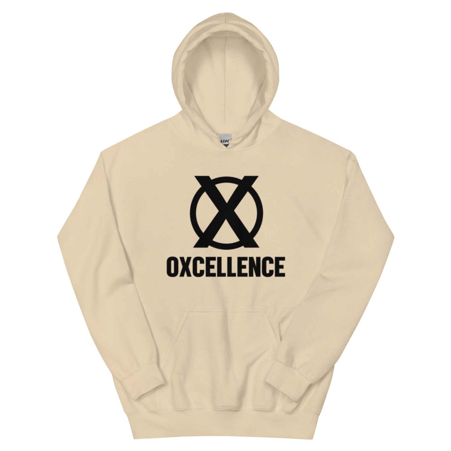 Sweat à capuche | 2XL-3XL-4XL-5XL | Logo noir - Oxcellence Official
