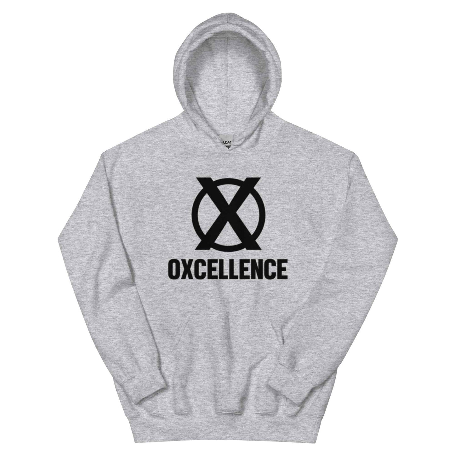Sweat à capuche | 2XL-3XL-4XL-5XL | Logo noir - Oxcellence Official