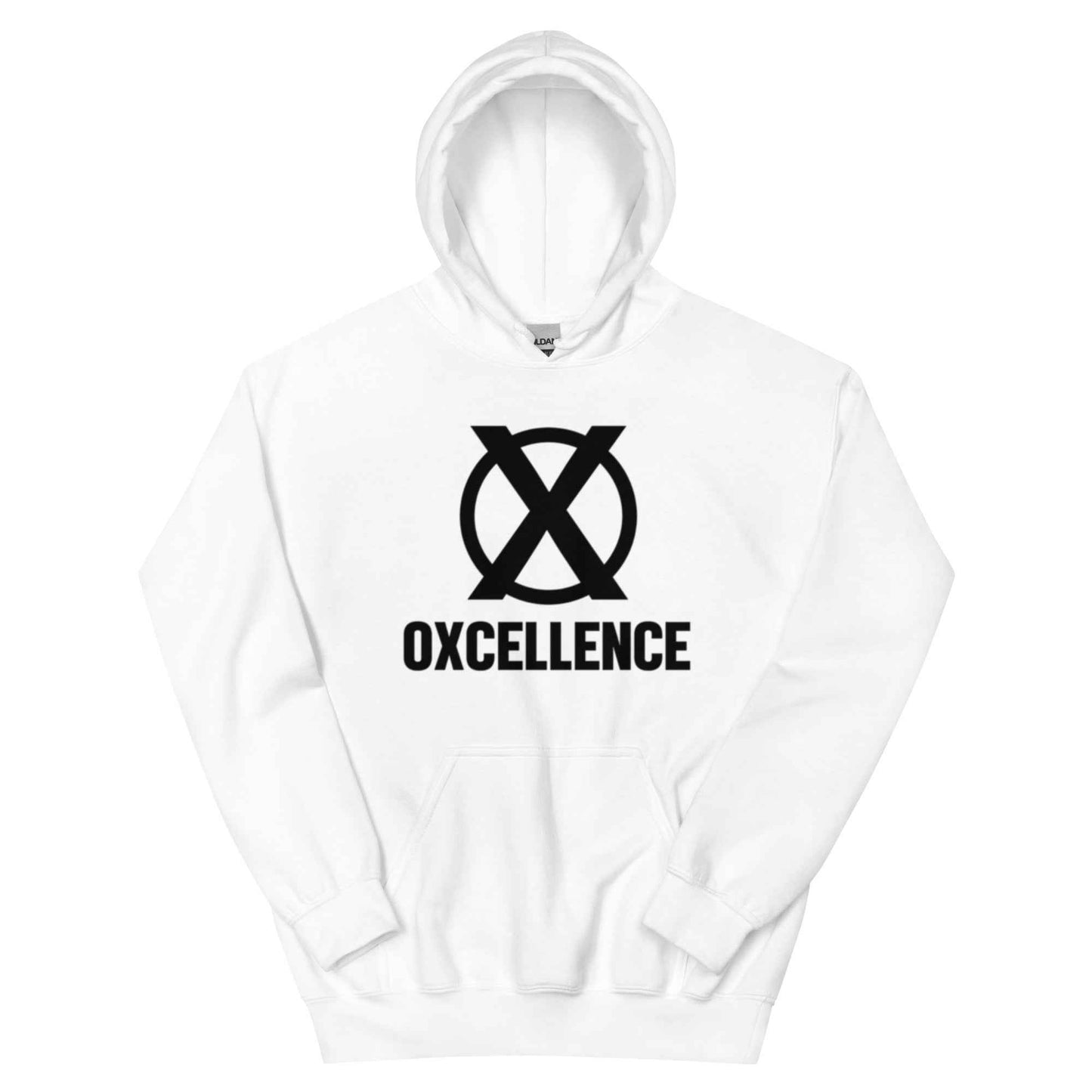 Sweat à capuche | 2XL-3XL-4XL-5XL | Logo noir - Oxcellence Official