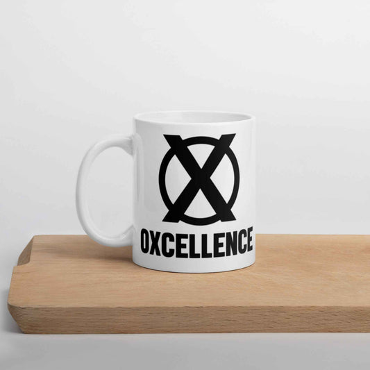 White glossy mug - Oxcellence Official