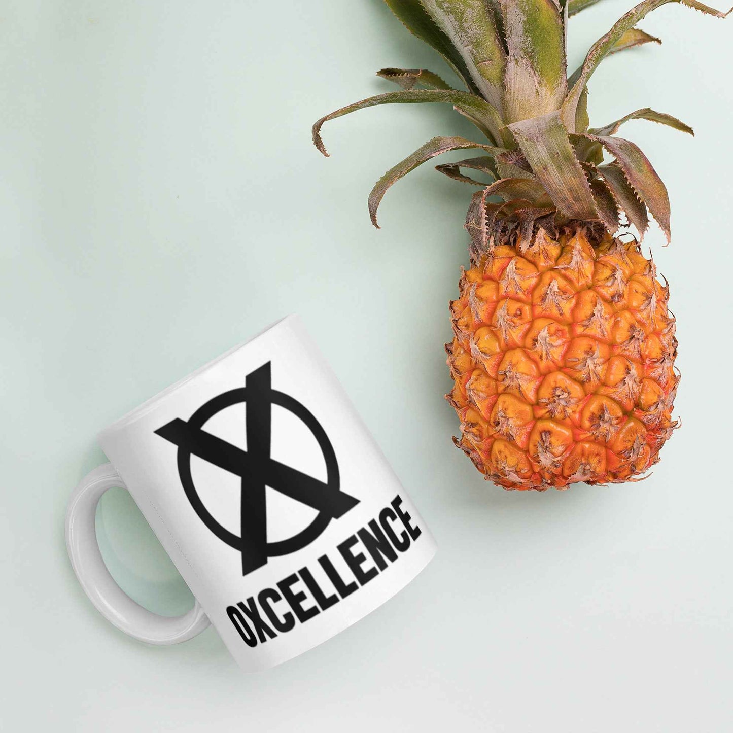 White glossy mug - Oxcellence Official